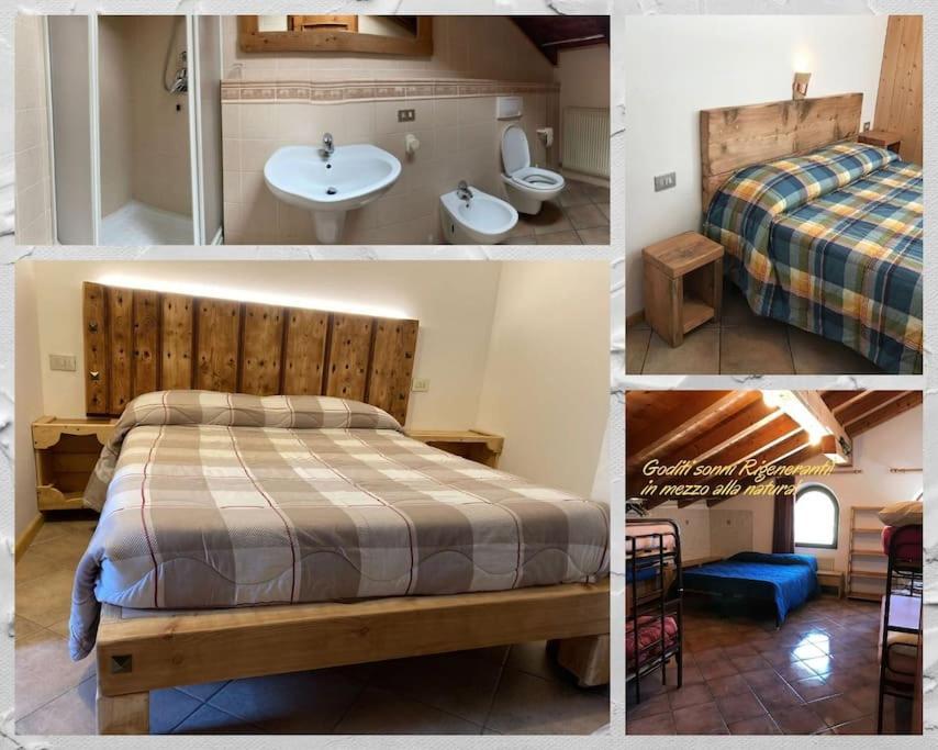 Chalet Rustico Bertolini Per Gruppi! Villa Vermiglio Bagian luar foto