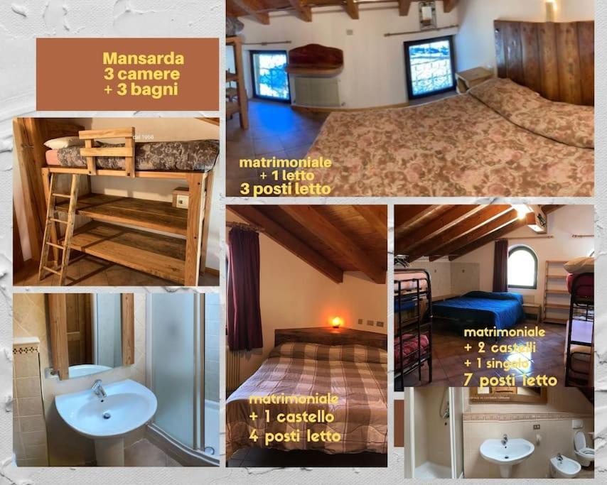 Chalet Rustico Bertolini Per Gruppi! Villa Vermiglio Bagian luar foto